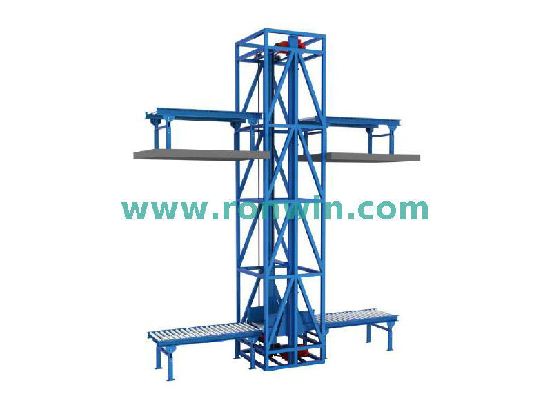 Sistema transportador de elevador vertical alternativo de tipo múltiple hacia arriba y hacia abajo